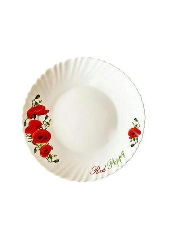 Тарелка обеденная Wave Красные маки V-220P 22 см Vittora (271553475)