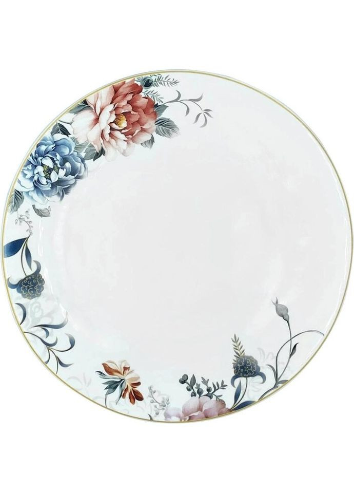 Тарелка десертная Aura Пионы VT-1180AР 18 см Vittora (271553503)