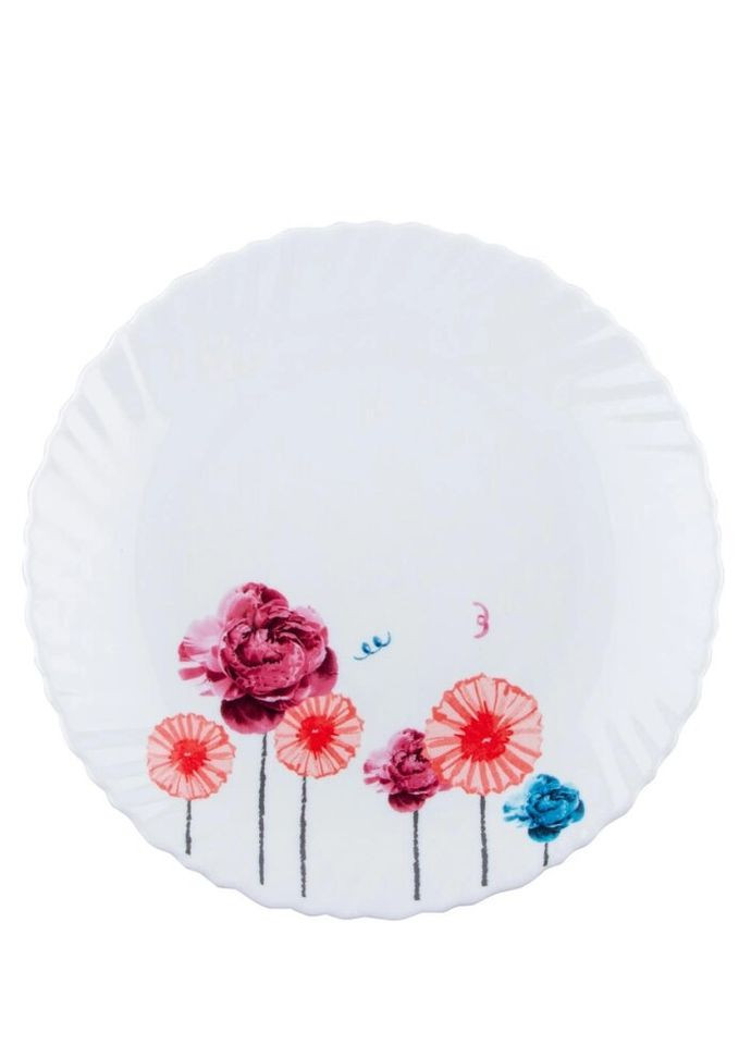 Тарілка десертна Wave Акварельні квіти V-190AF 19 см Vittora (271552526)