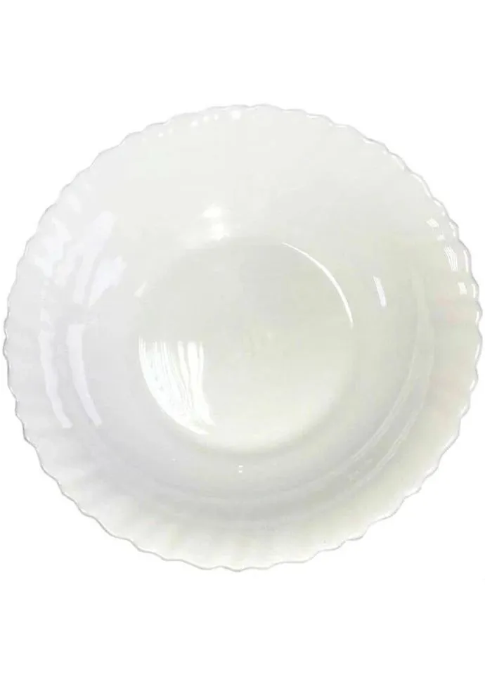 Тарелка суповая Wave Blanco VT-2220-W 22 см Vittora (271553476)
