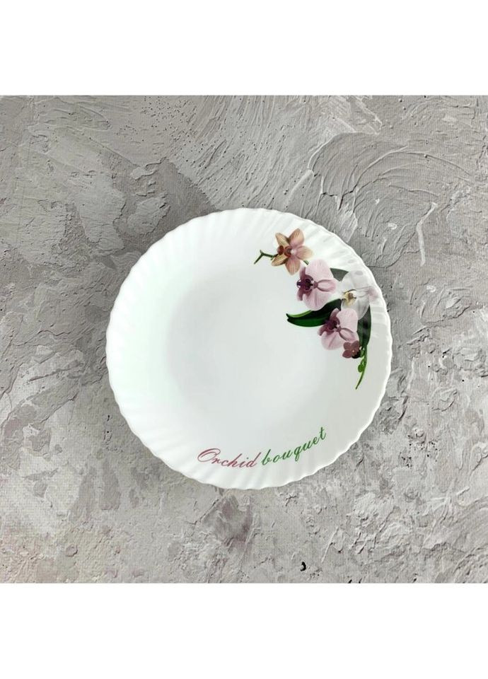 Тарелка десертная Wave Букет орхидеи VT-190O 19 см Vittora (271552546)