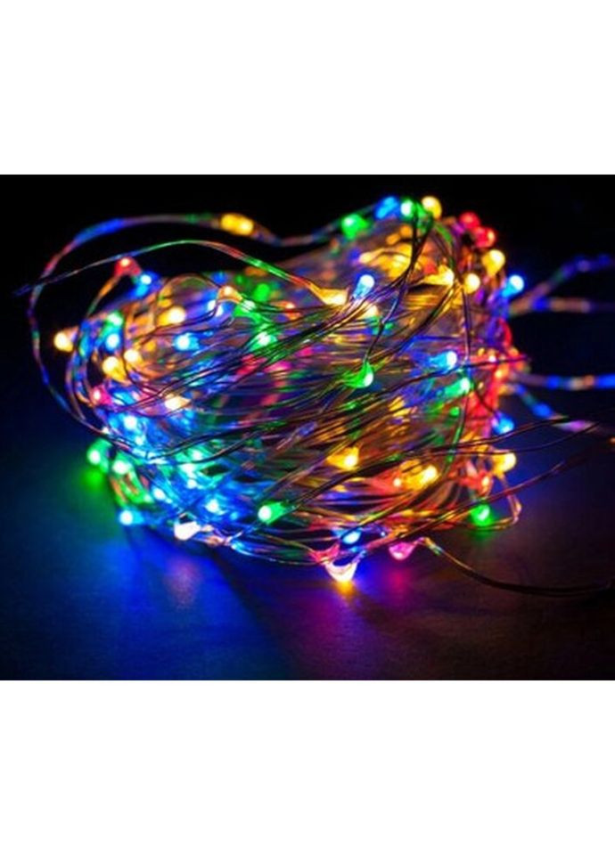 Гирлянда светодиодная на батарейках Роса 9308 10 м мультиколор No Brand (271552677)