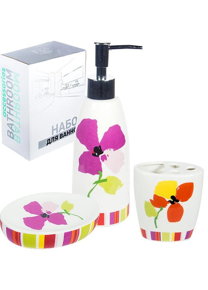 Набор аксессуаров для ванной комнаты 889-07-001 3 предмета SNT (271553336)