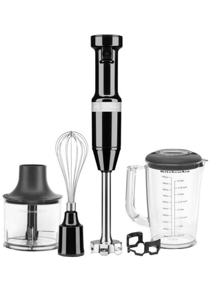 Блендер занурювальний 5KHBV83EOB 180 Вт чорний KitchenAid (271552057)