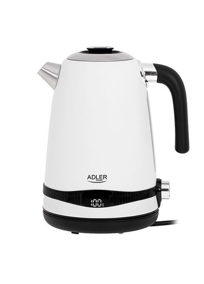 Чайник электрический с регулятором температуры AD-1295-White 1.7 л Adler (271551631)