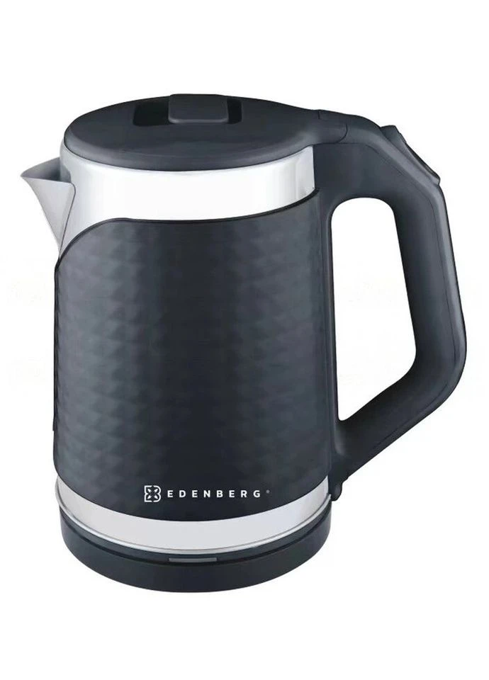 Електрочайник EB-83531-Black 2.2 л чорний Edenberg (271553279)