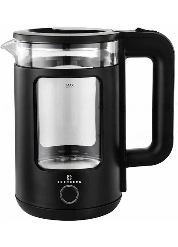 Електрочайник EB-83558-Black 2 л черный Edenberg (271552400)