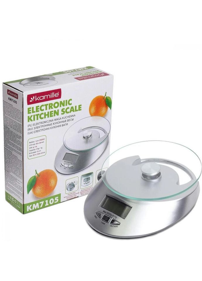 Ваги кухонні KM-7105 5 кг Kamille (271554038)