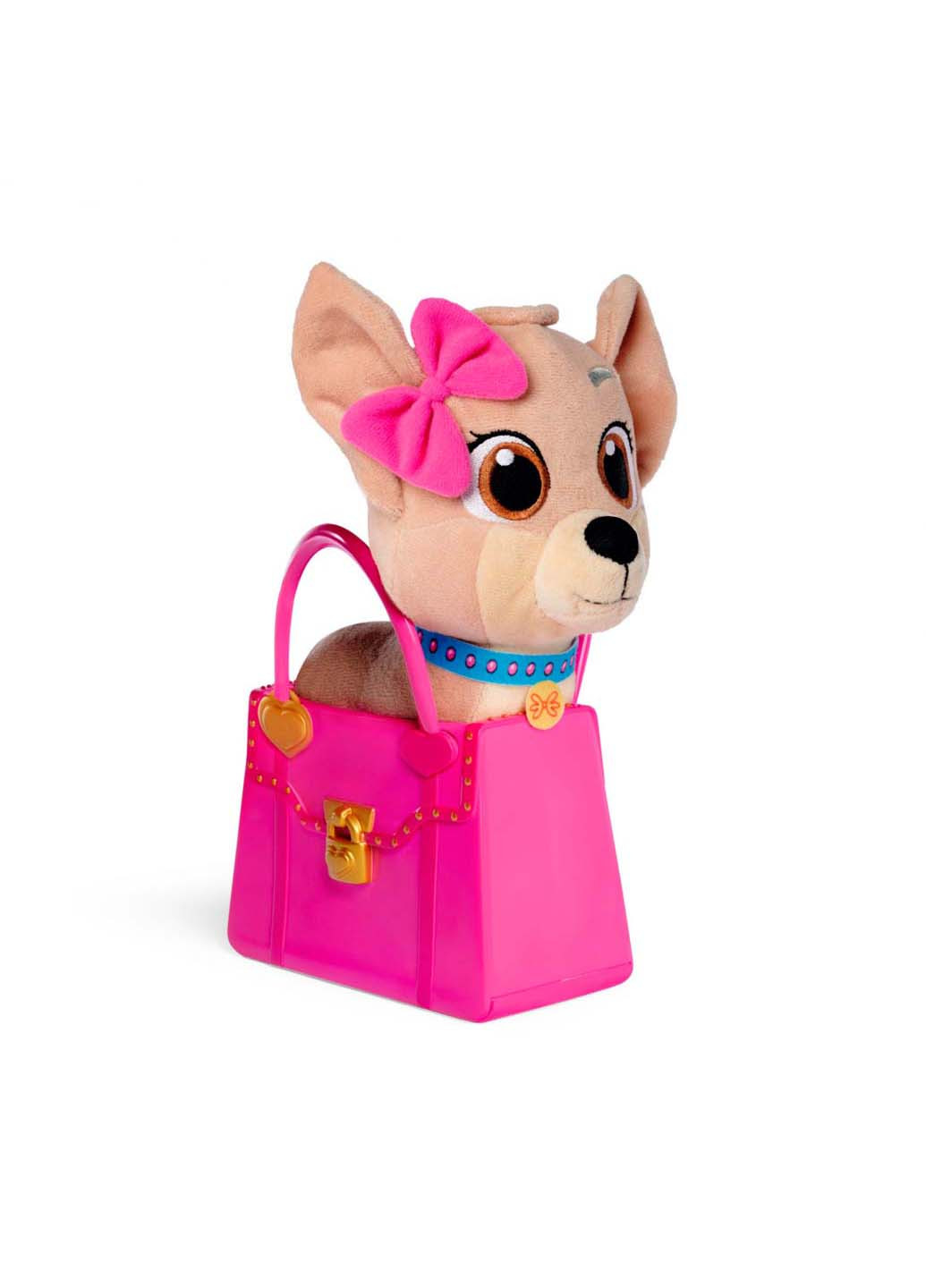 Мягкая игрушка собачка CCL Чихуахуа Звезда с сумочкой 20см Simba (271668166)