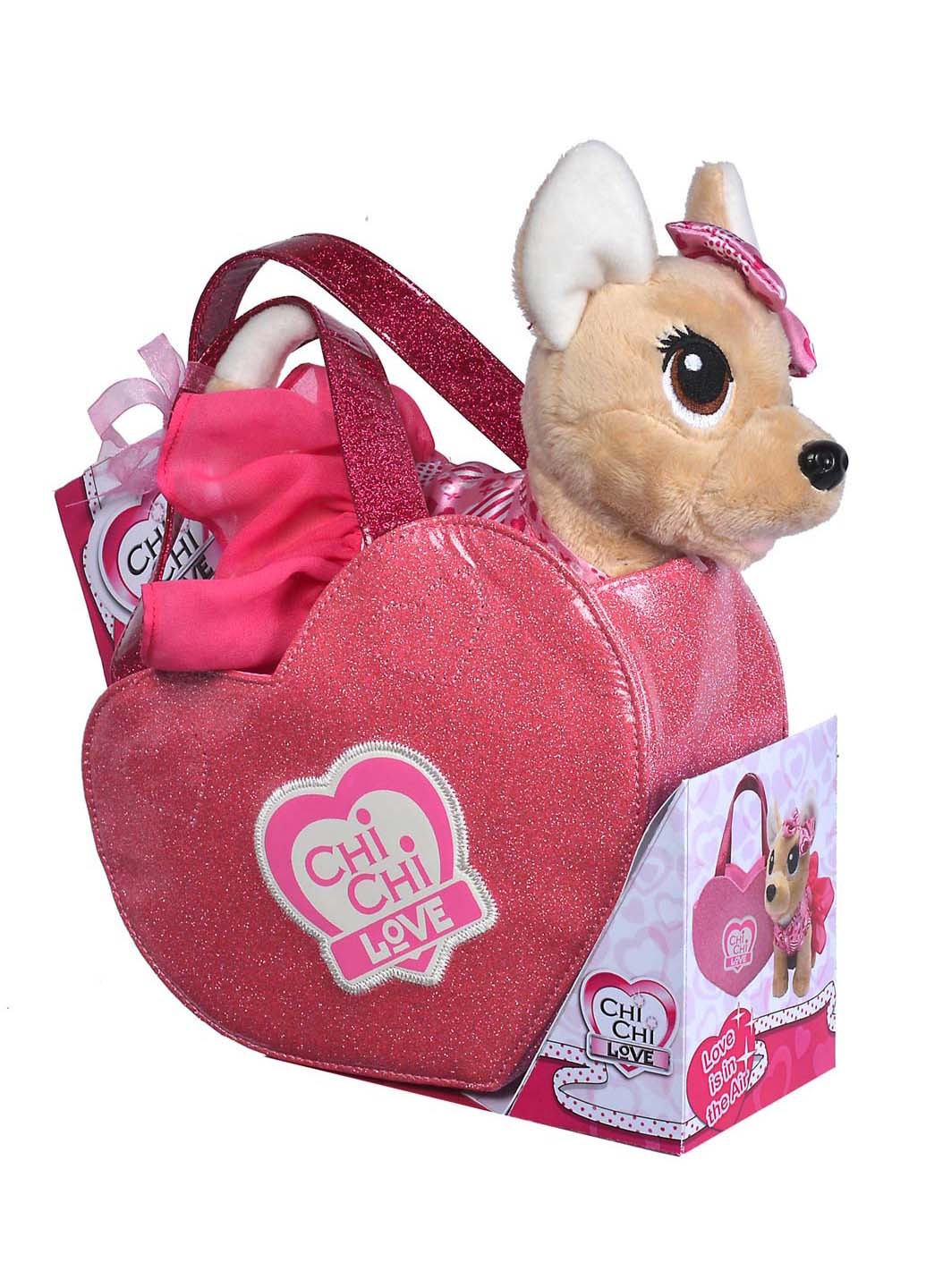 Сумочний собачка Рожеве серце Chi Chi Love (271668210)