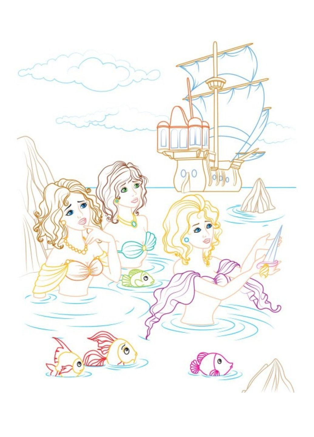Улюблені казки. Розмальовка для хлопчиків і дівчаток Пегас (271666623)