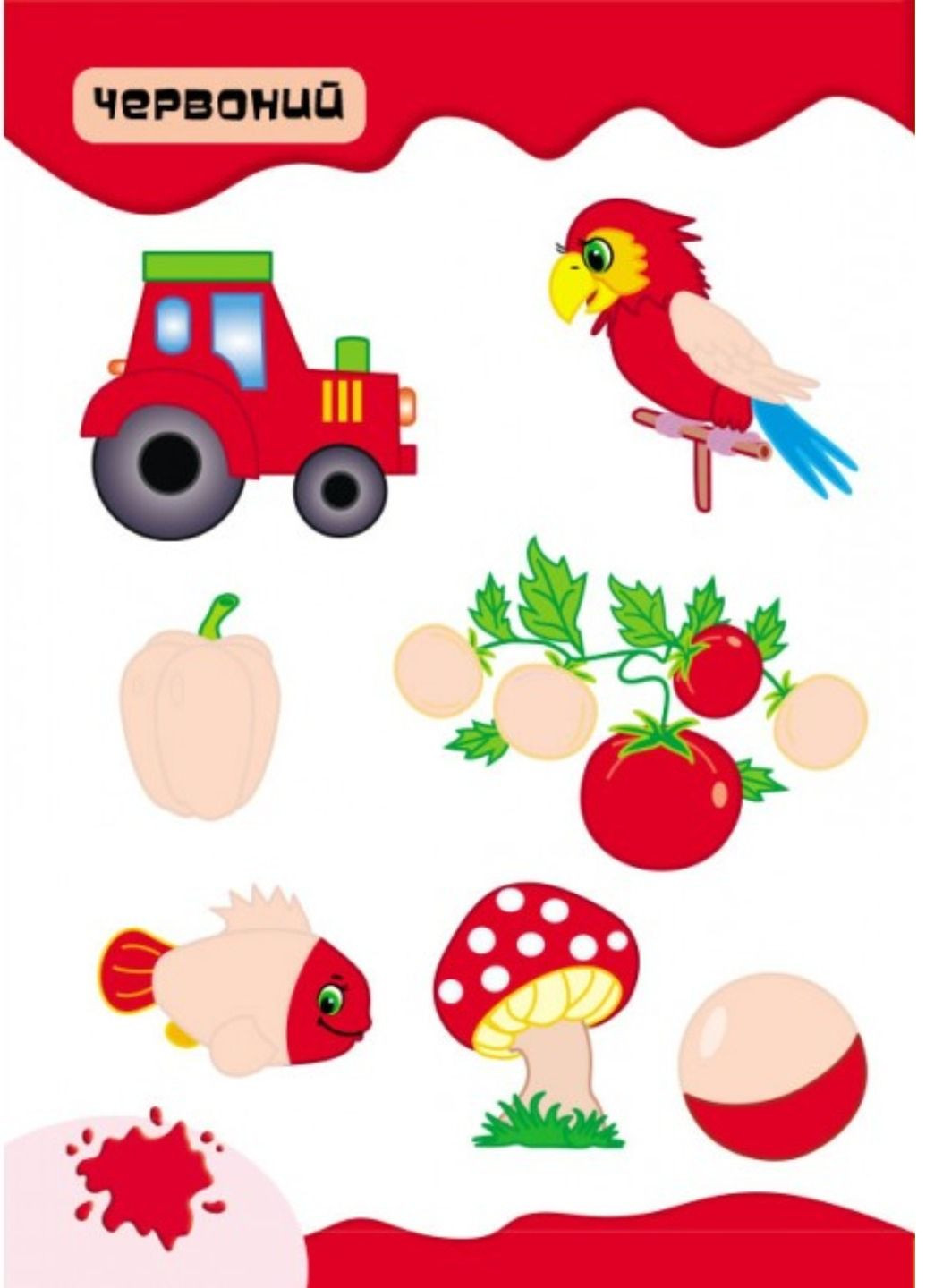 Кольори. Розвивальні наліпки Пегас (271666632)