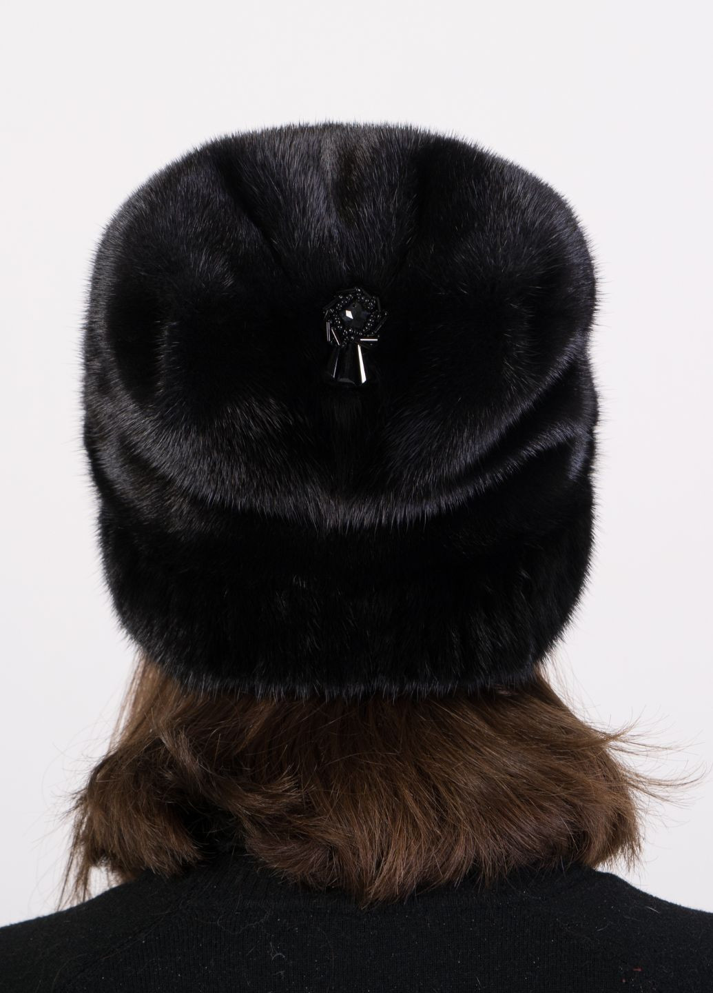 Женская меховая норковая теплая шапка Меховой Стиль бант (271670810)