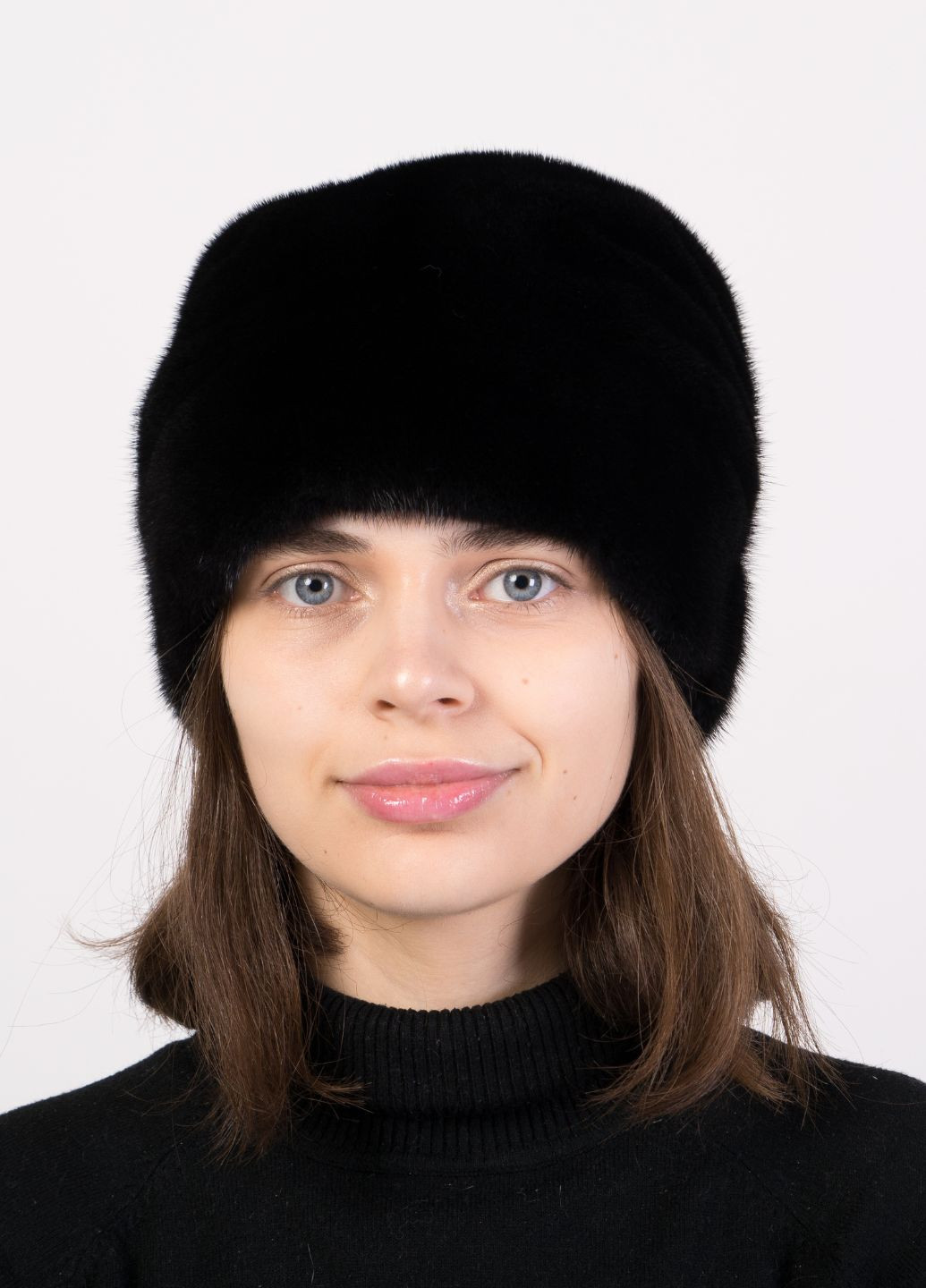 Жіноча хутряна норкова тепла шапка Меховой Стиль бант (271670810)
