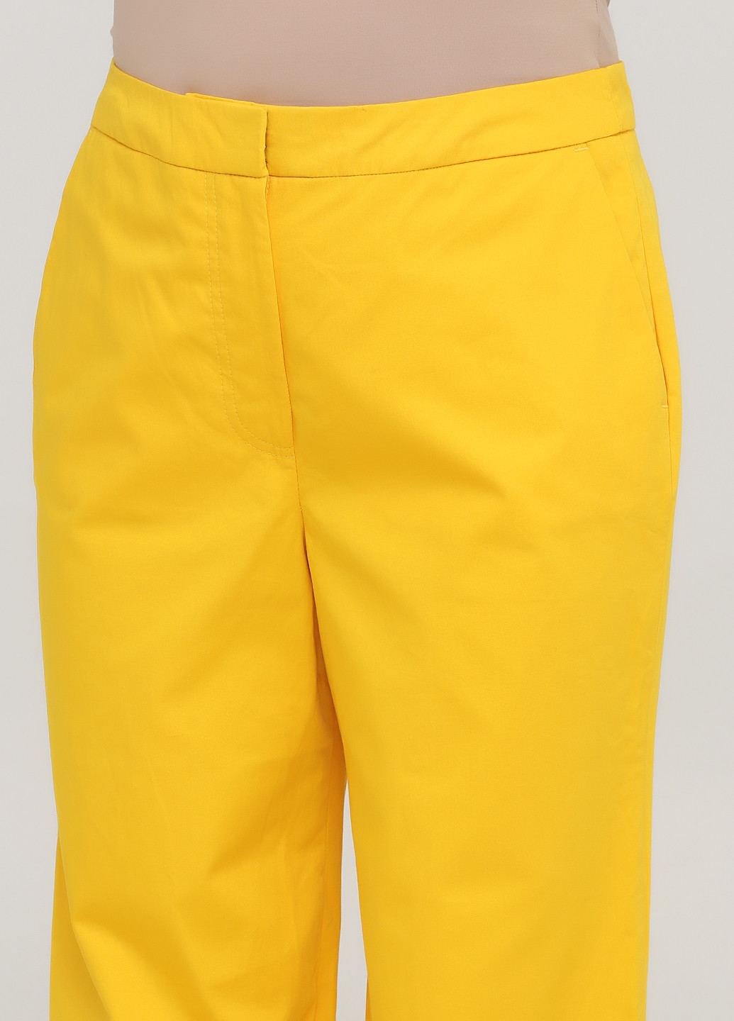 Желтые кэжуал демисезонные брюки Boden