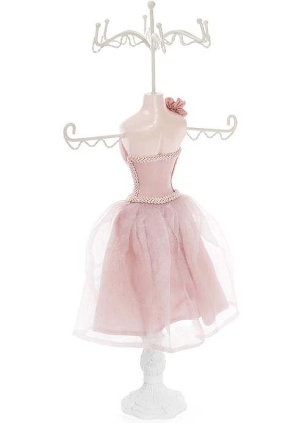 Бижутерница подставка для украшений Розовое платье 17.5х12.5х40.5 см подвеска Bona (271818036)