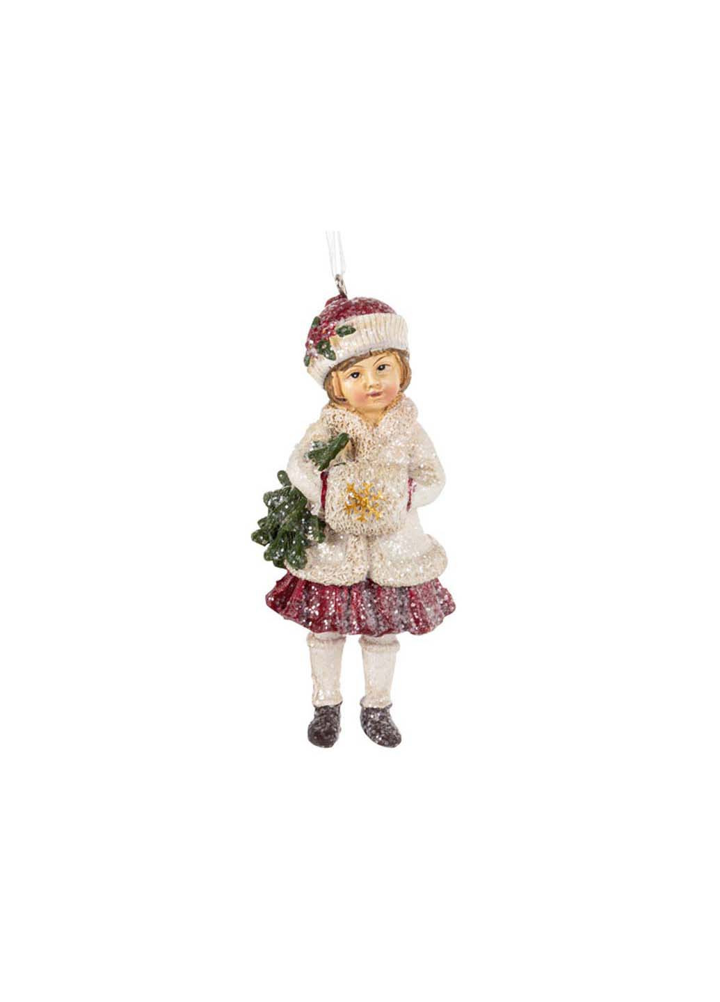 Елочная фигурка Christmas Girl с муфточкой Lefard (271817965)