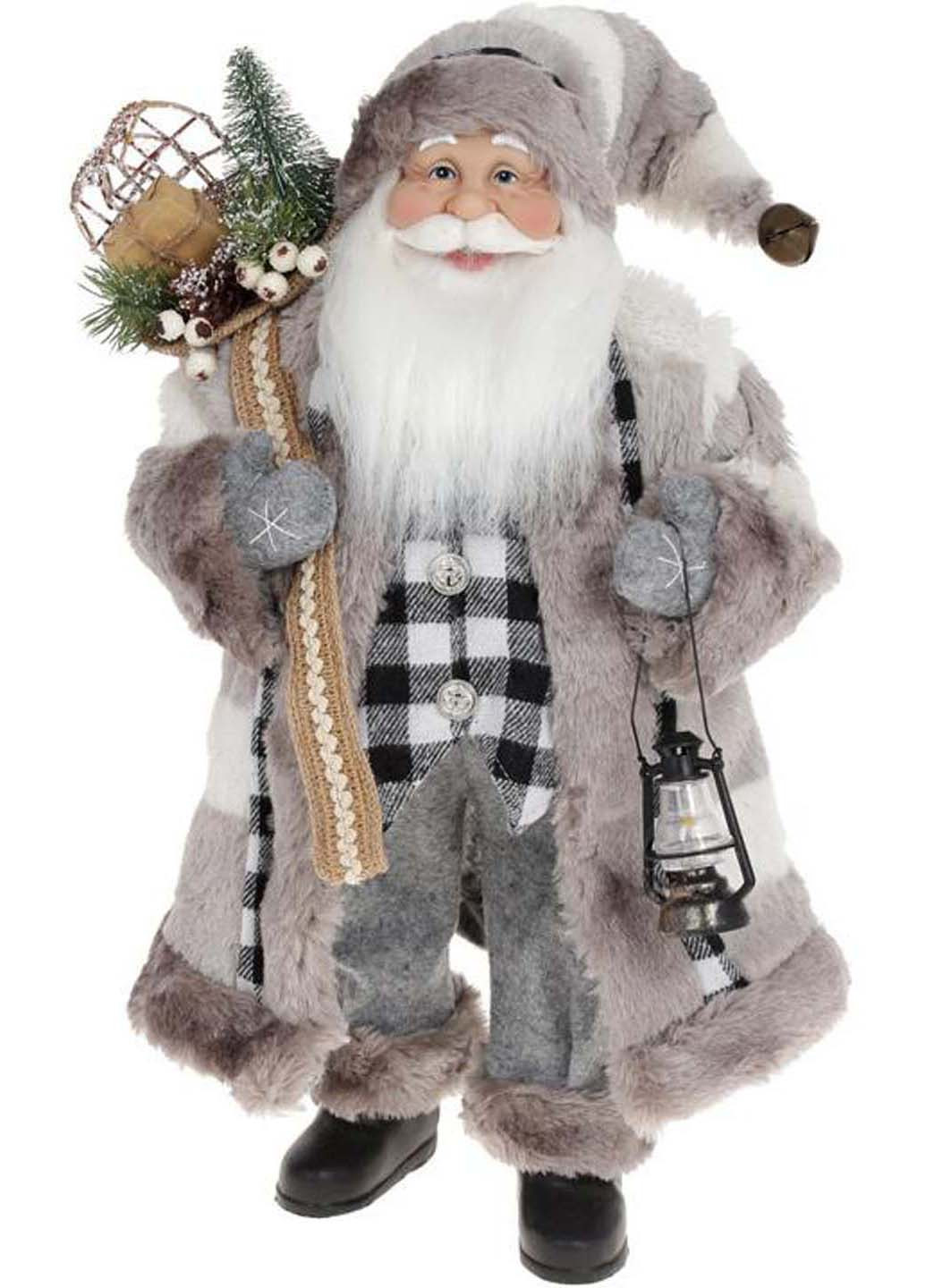 Новогодняя фигурка Santa Claus Gray 46 см BonaDi (271818231)