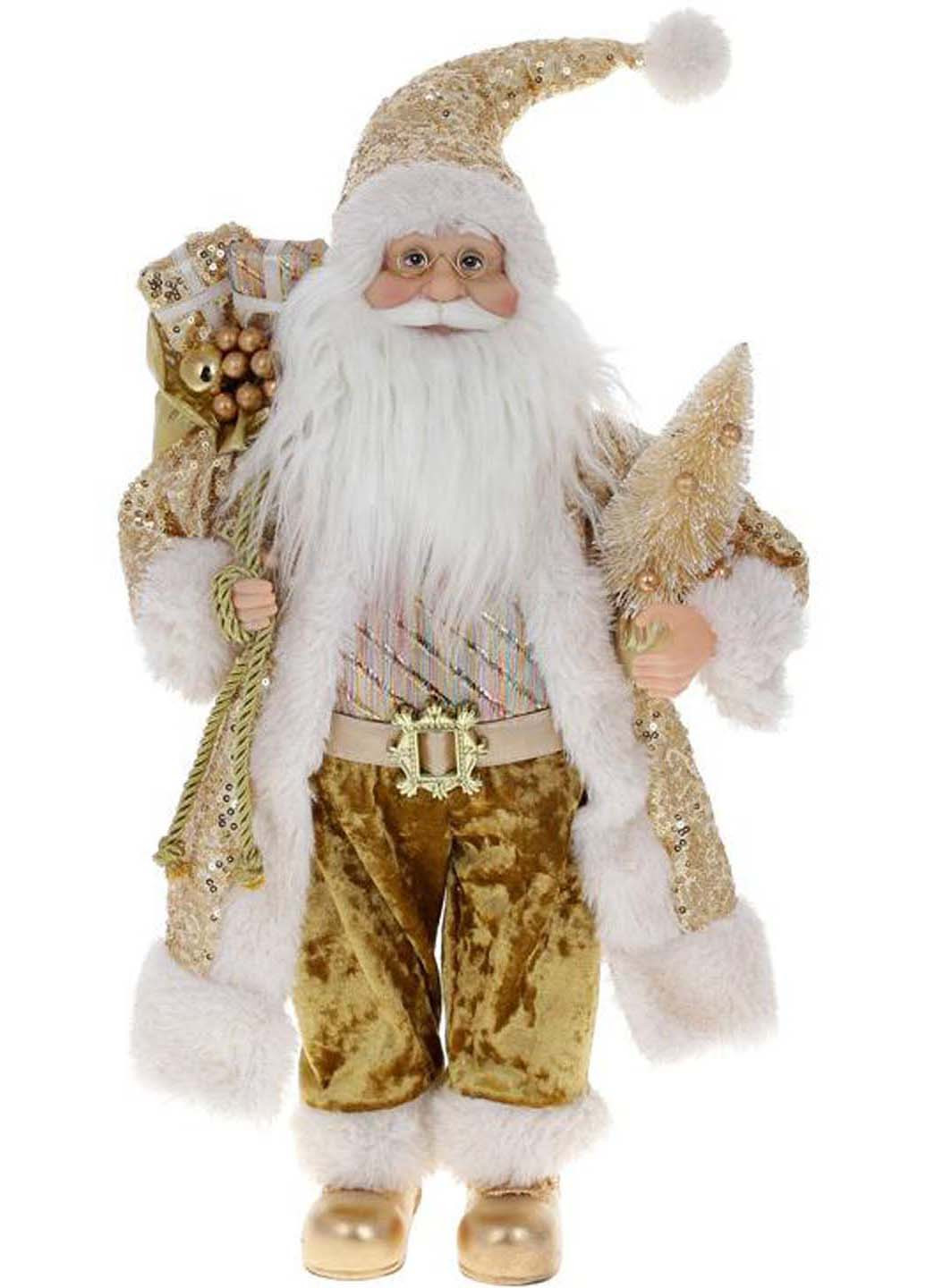 Декоративный Santa с подарками и елкой 45см BonaDi (271818182)