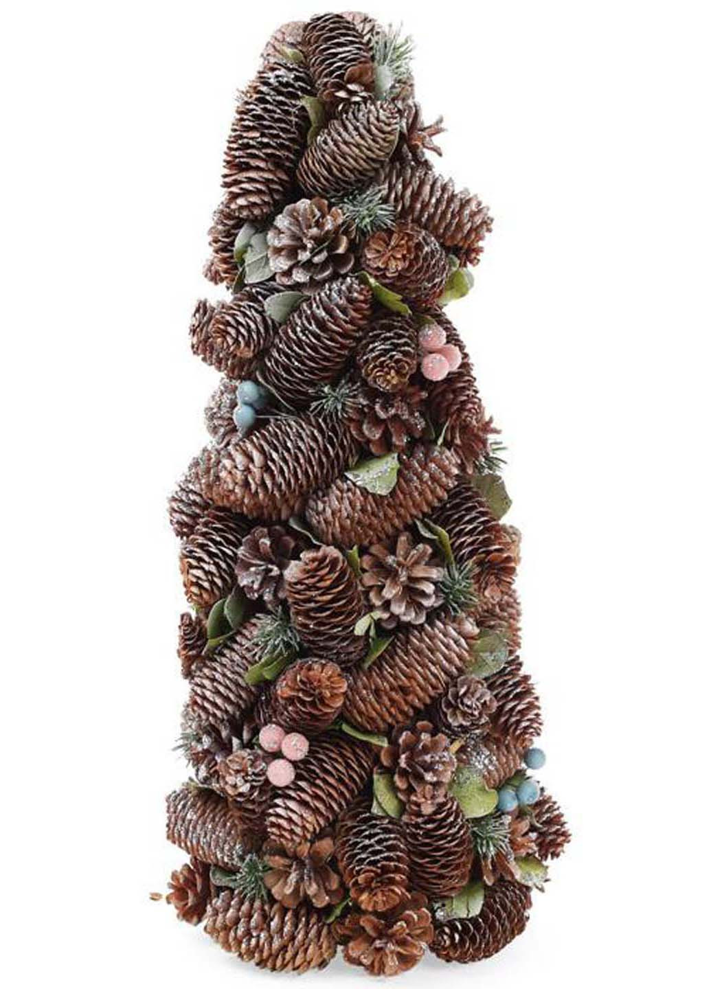 Декоративная елка Шишки и ягоды с натуральными шишками Bona (271818055)
