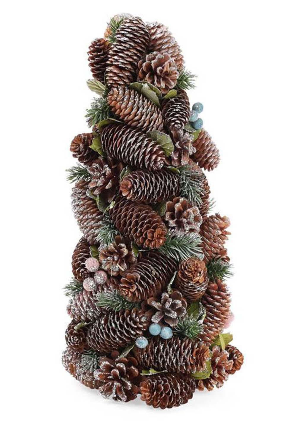 Декоративная елка Шишки и ягоды с натуральными шишками Bona (271818140)