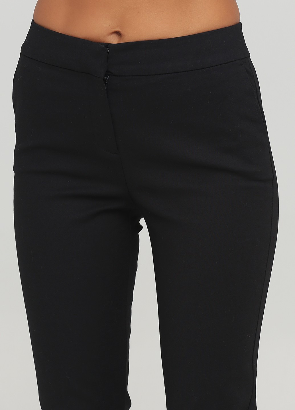 Черные кэжуал демисезонные брюки Boden