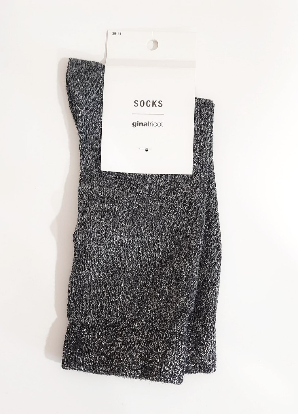 Серые носки с люрексом Gina Tricot (271813708)