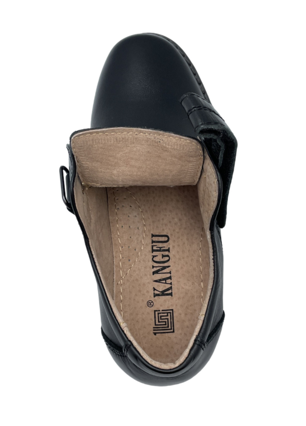Черные туфли на липучке KangFu