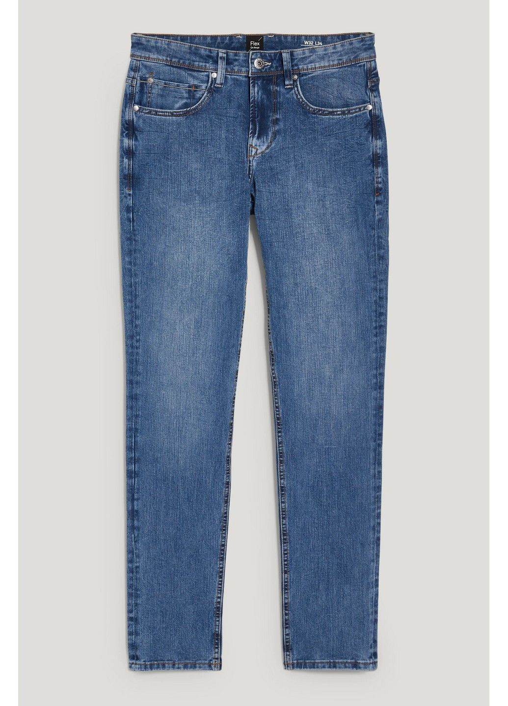 Синие демисезонные джинсы C&A