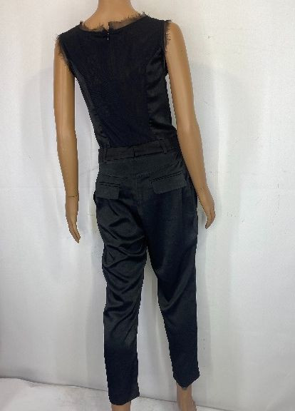 Комбинезон Love Moschino комбинезон-брюки цветочный чёрный коктейльный кружево