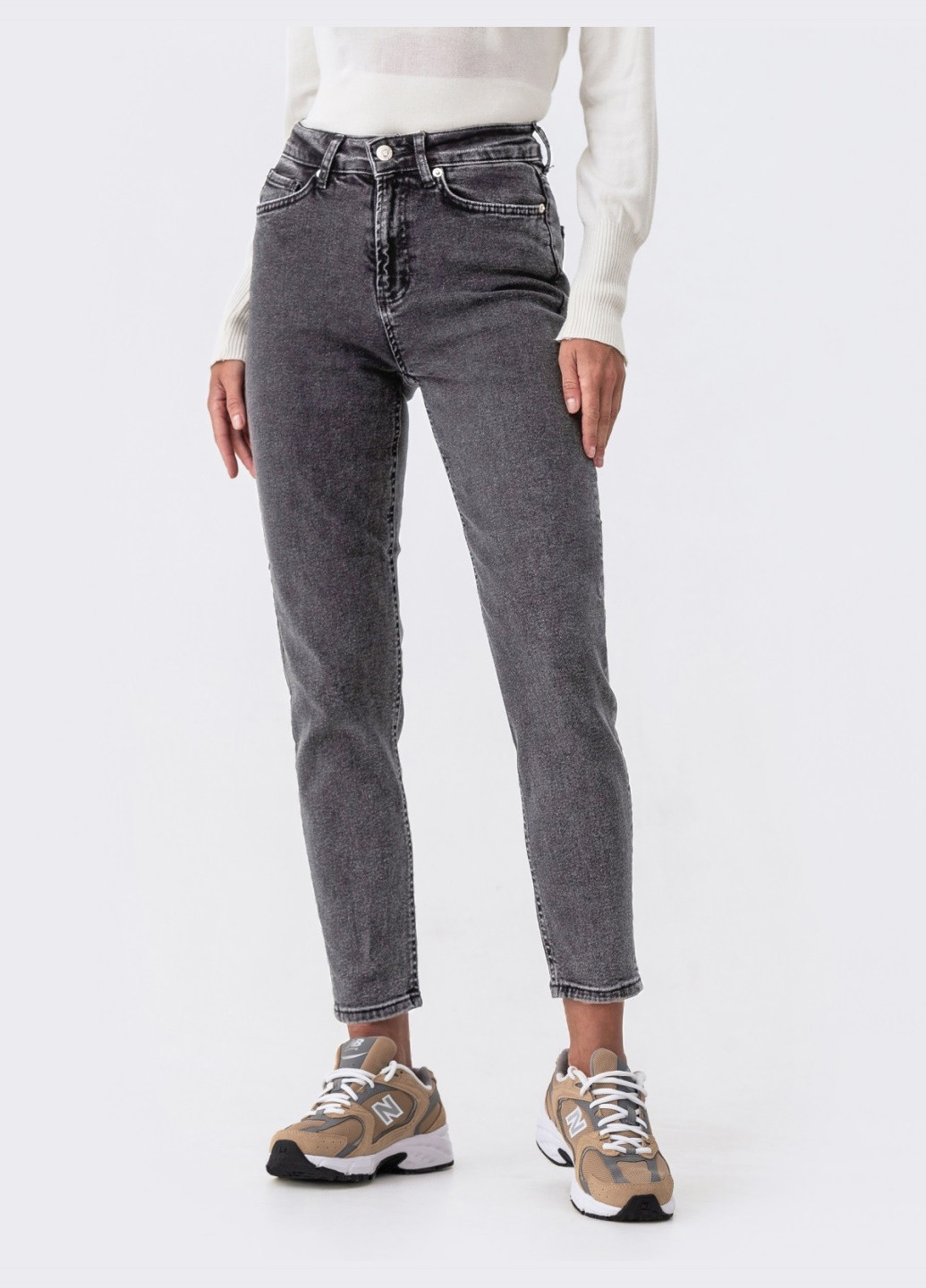 сірі стрейчові джинси-мом Dressa - (271828866)