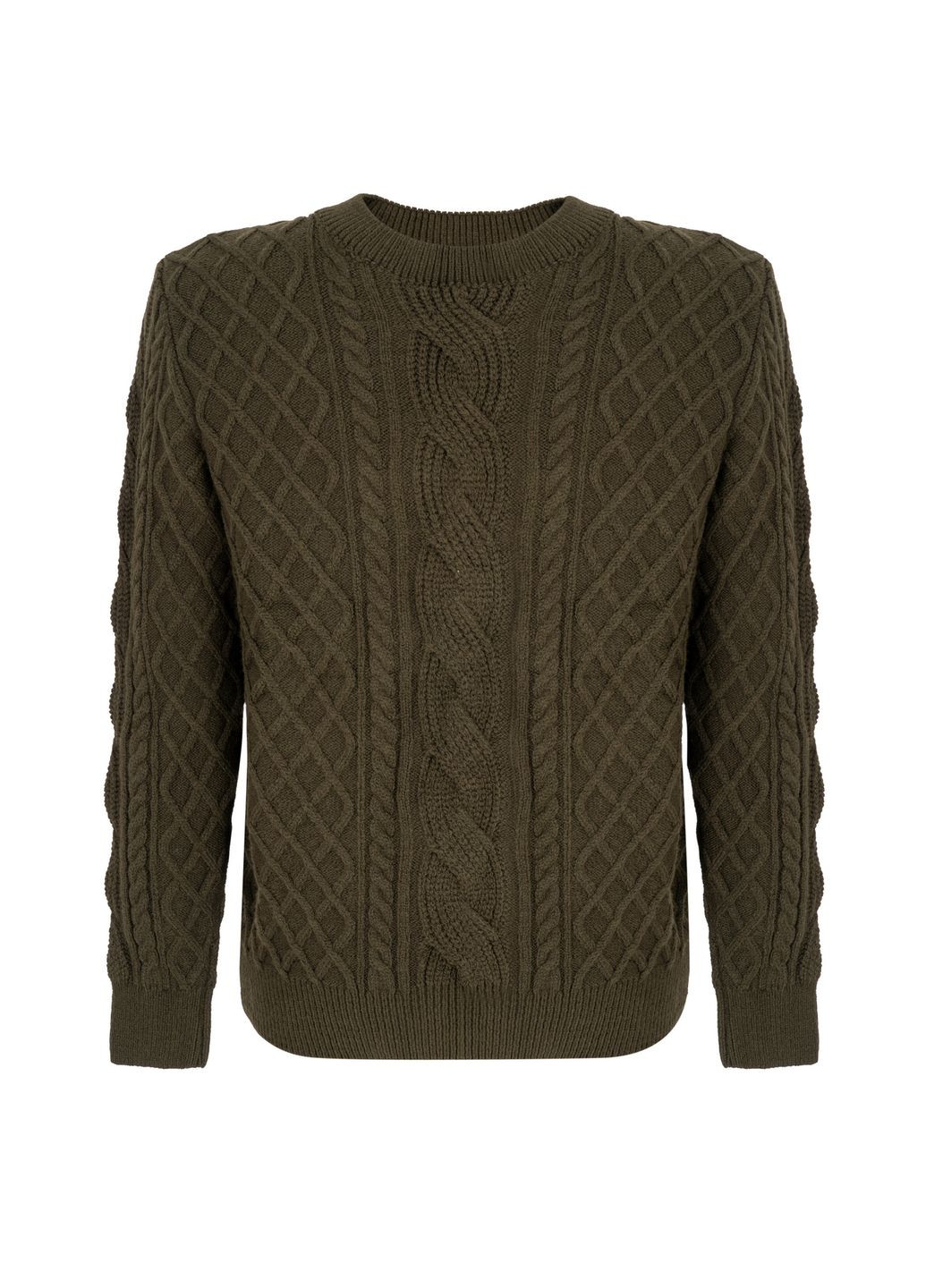 Зеленый демисезонный свитер джемпер NAVI