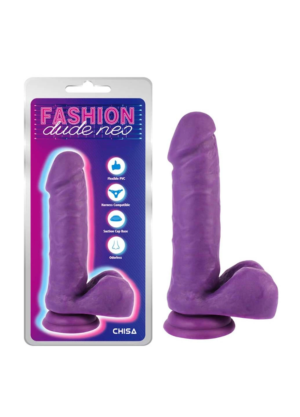 Фалоімітатор на присосці Dual Density Cock Dildo 7.6 Chisa (271841058)