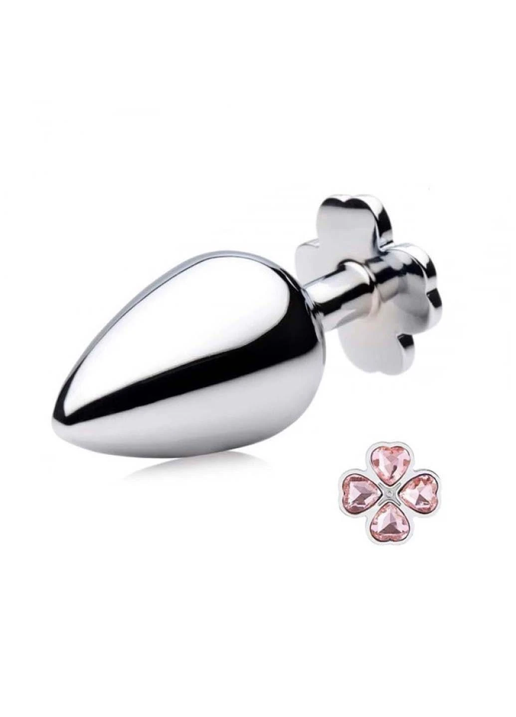 Анальная пробка Metal Clover Butt Plug Jewelry Large Bdsm4u (271841140)