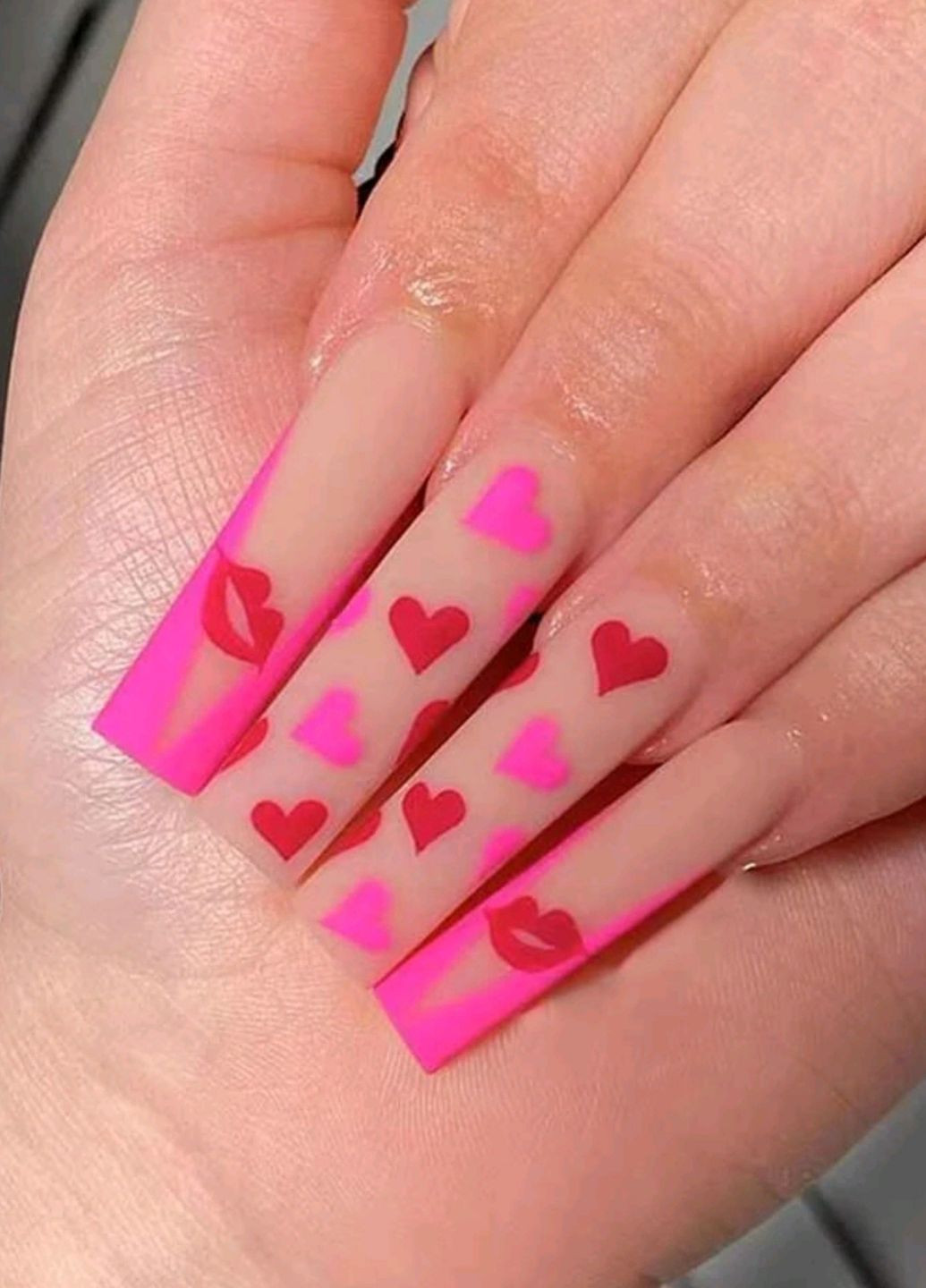 Накладні нігті зі скотчем і пилочкою рожеві 24 шт 101 Nails (271986042)