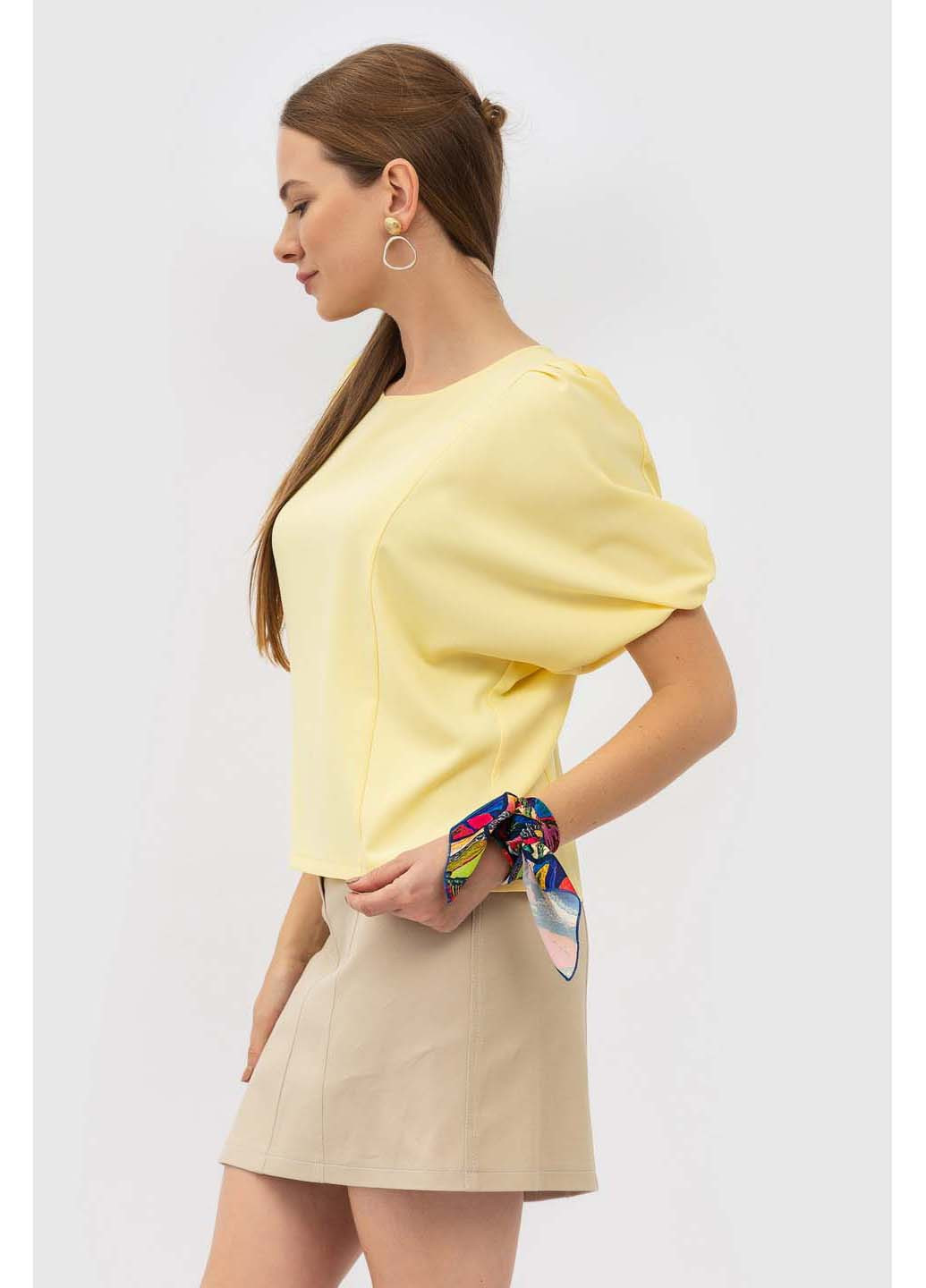 Жовта літня блузка Lesia Стея