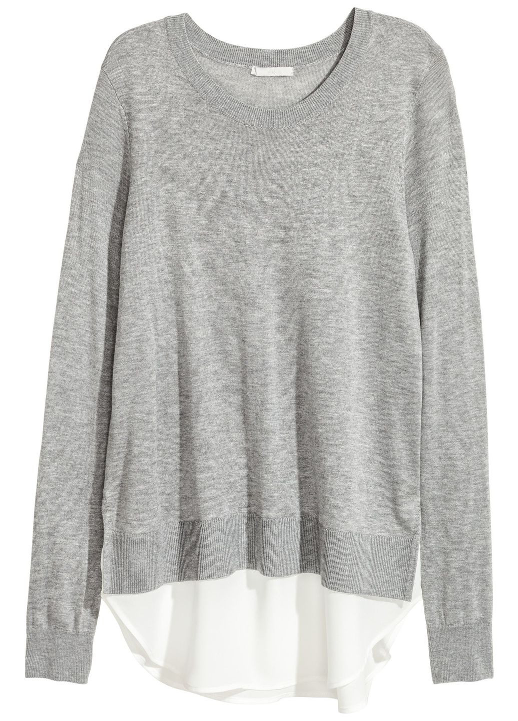 Світло-сірий демісезонний светр H&M