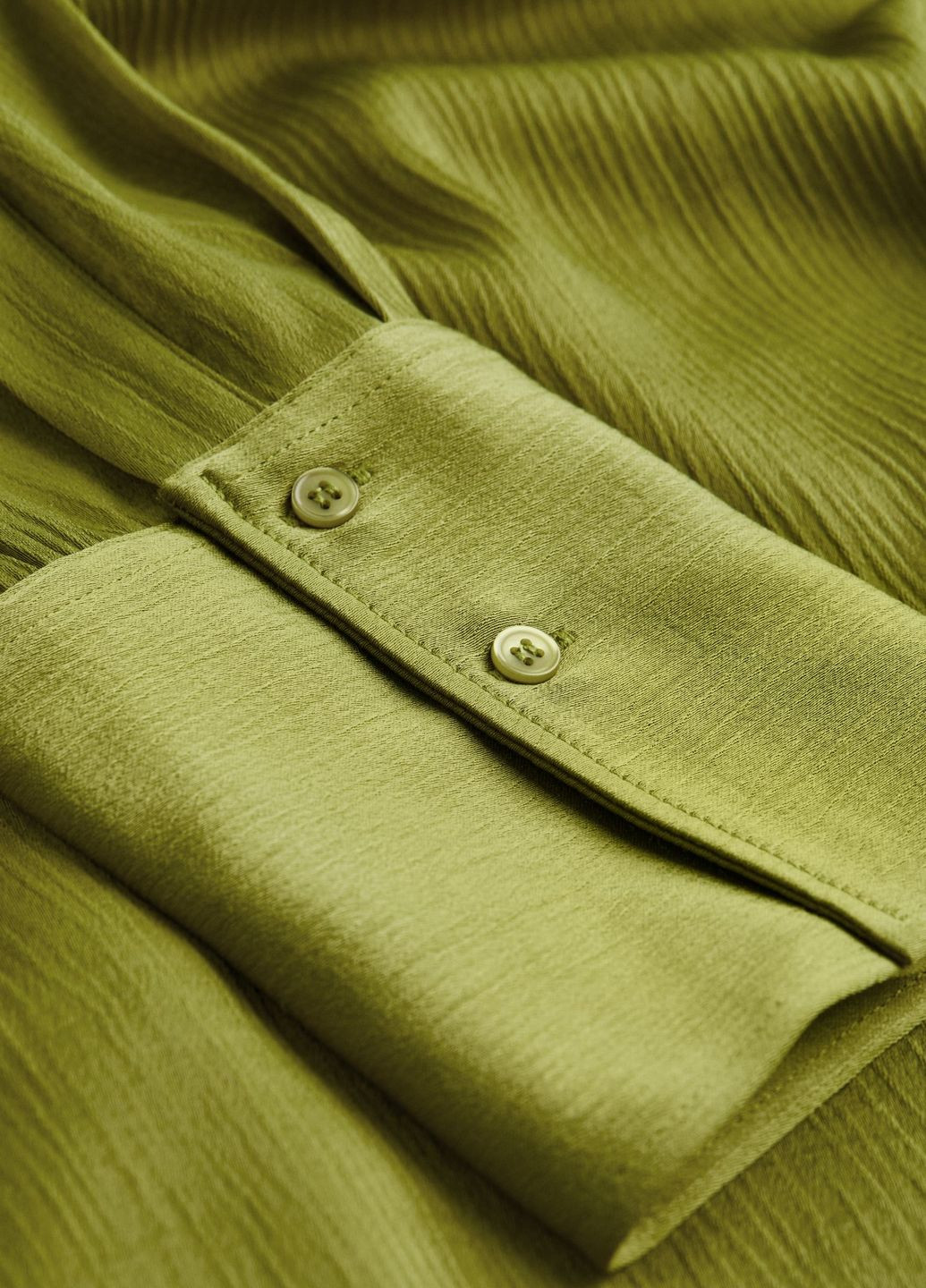 Светло-зеленое повседневный платье H&M однотонное