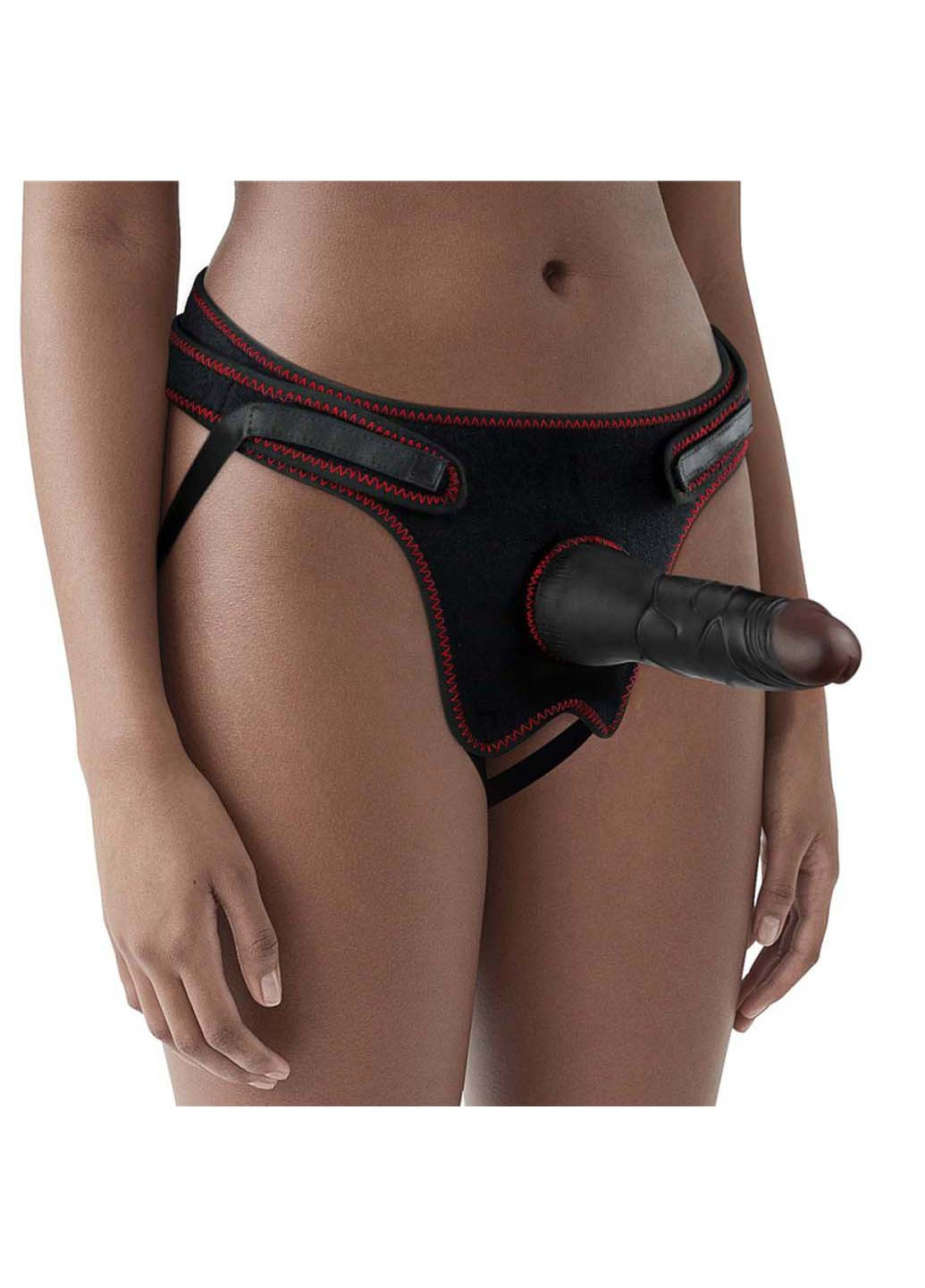 Жіночий страпон на ремінцях Easy Strapon Set 7.5 Lovetoy (272105233)