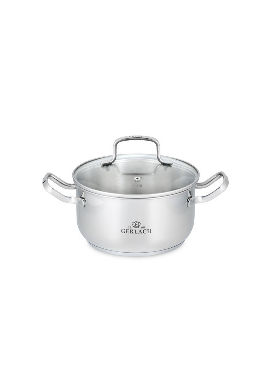 Каструля з кришкою 2,5 л Simple Gerlach (271981117)