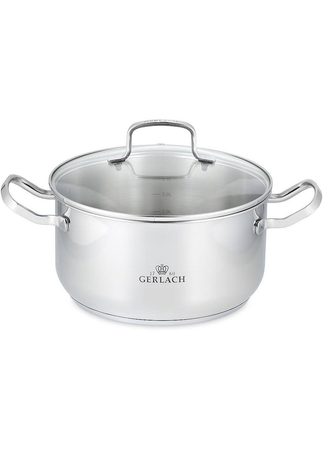 Каструля з кришкою 4,5 л Simple Gerlach (271981094)