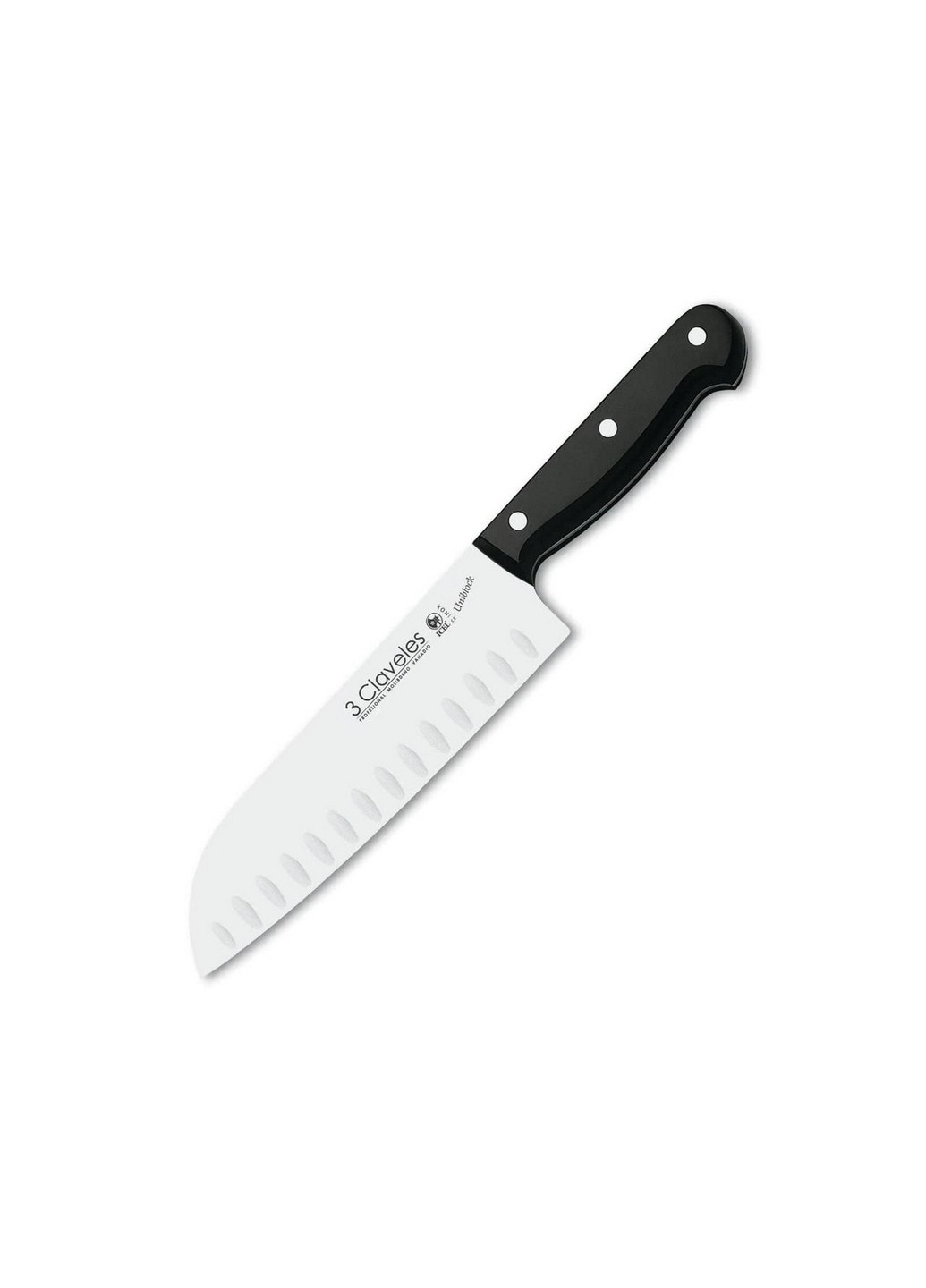 Нож японский Сантоку 180 мм Uniblock 3 Claveles (271981478)