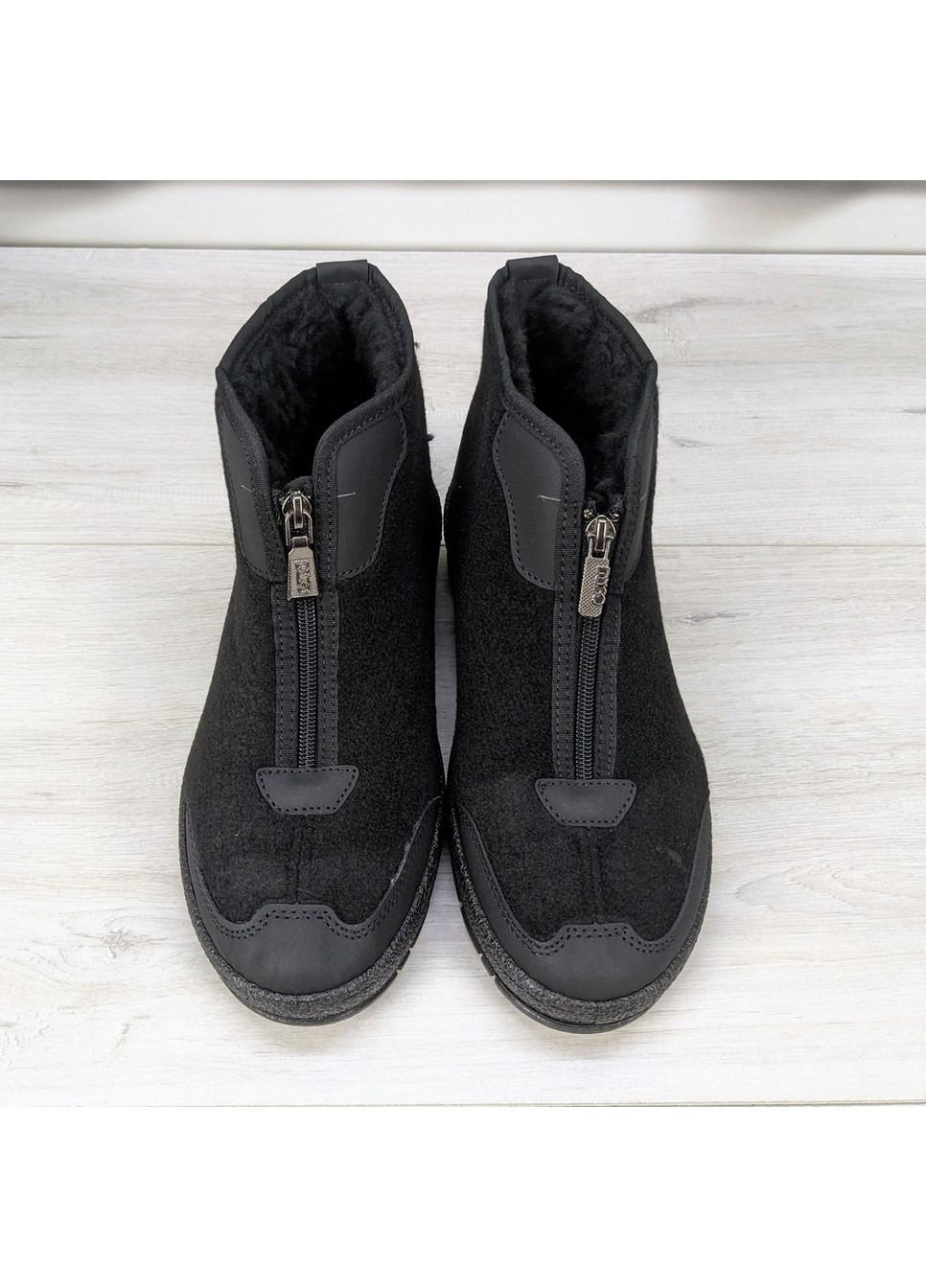 Черные зимние ботинки мужские войлочные бурки зимние на меху Dago