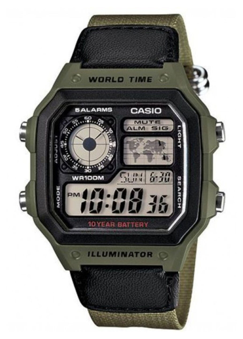 Часы наручные Casio ae-1200whb-3bvdf (272157637)