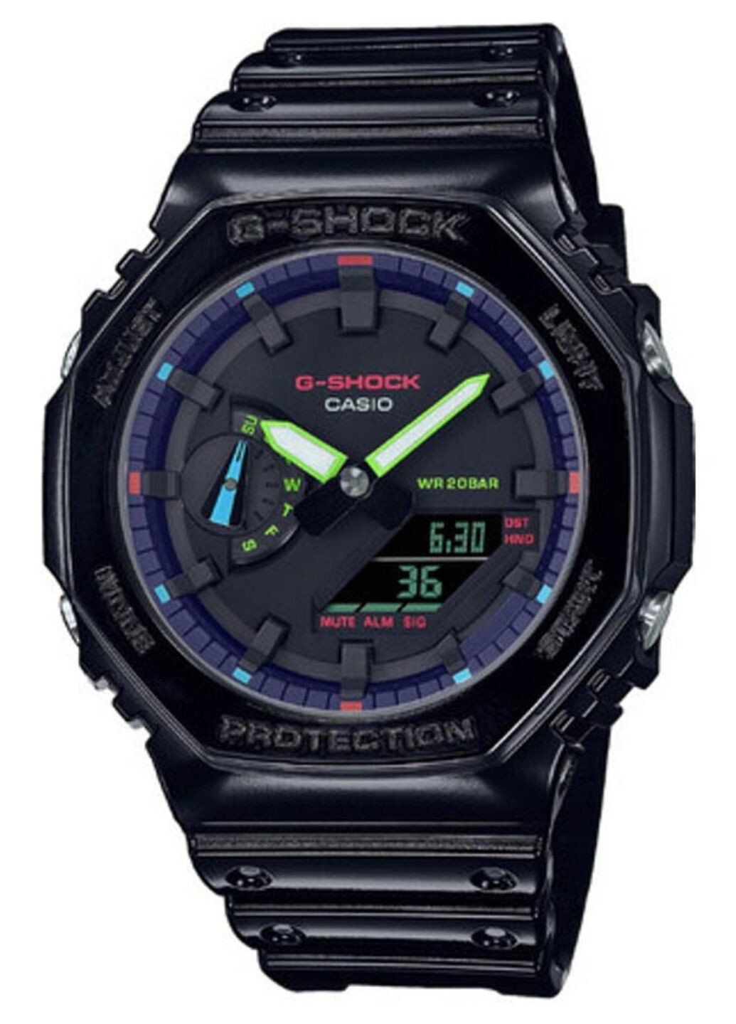Часы наручные Casio ga-2100rgb-1aer (272127524)