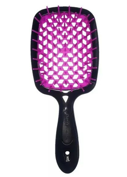 Расческа для волос Superbrush small Черный с фиолетовым Janeke (272158327)
