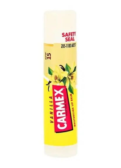 Бальзам для губ ванільний, стік 4гр Carmex (272158288)