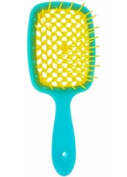 Расческа для волос Superbrush бирюзовый с желтым Janeke (272158329)