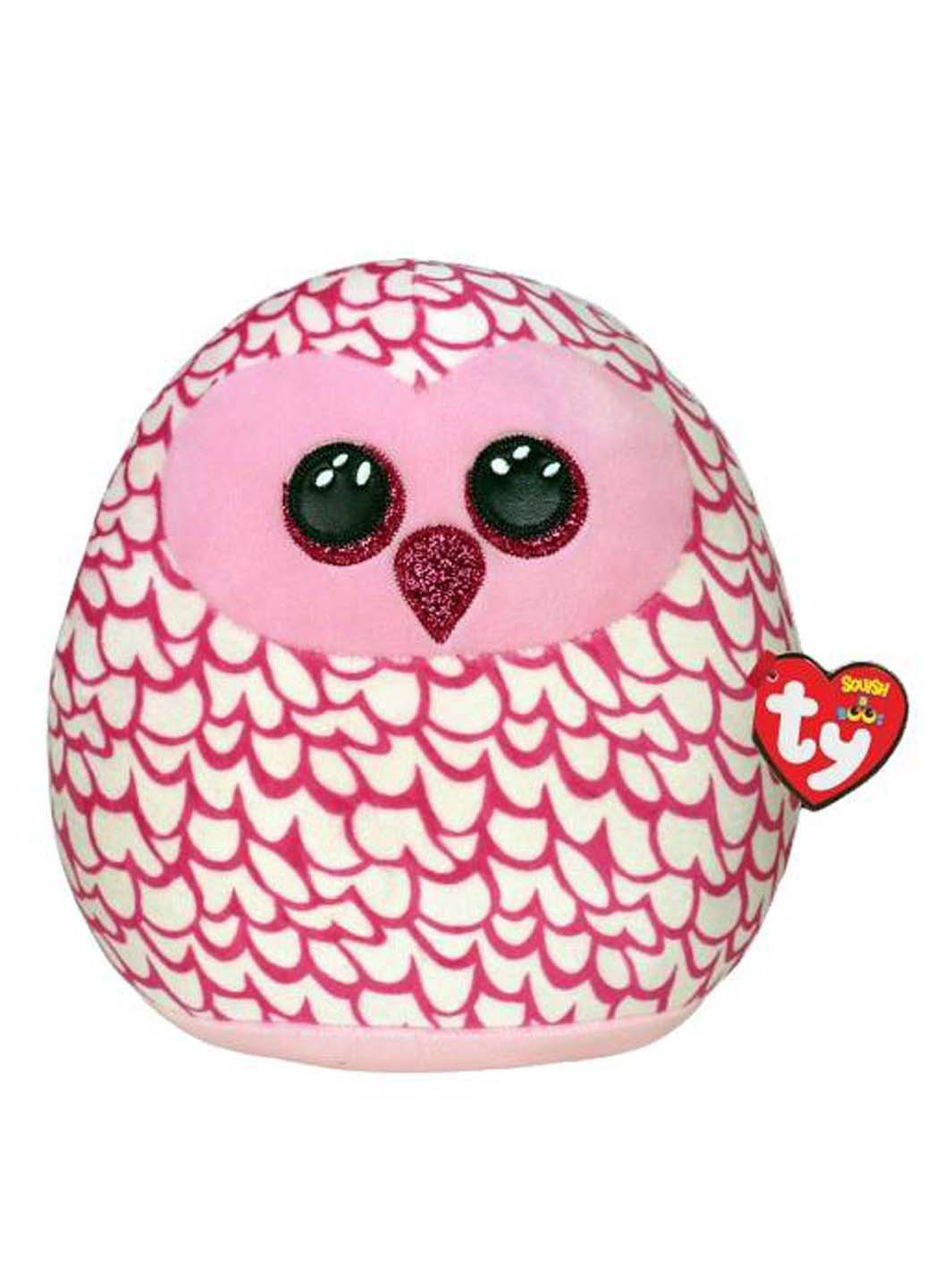 М'яка іграшка SQUISH-A-BOOS 39300 Рожева сова "PINKY" 20 см TY (272104933)