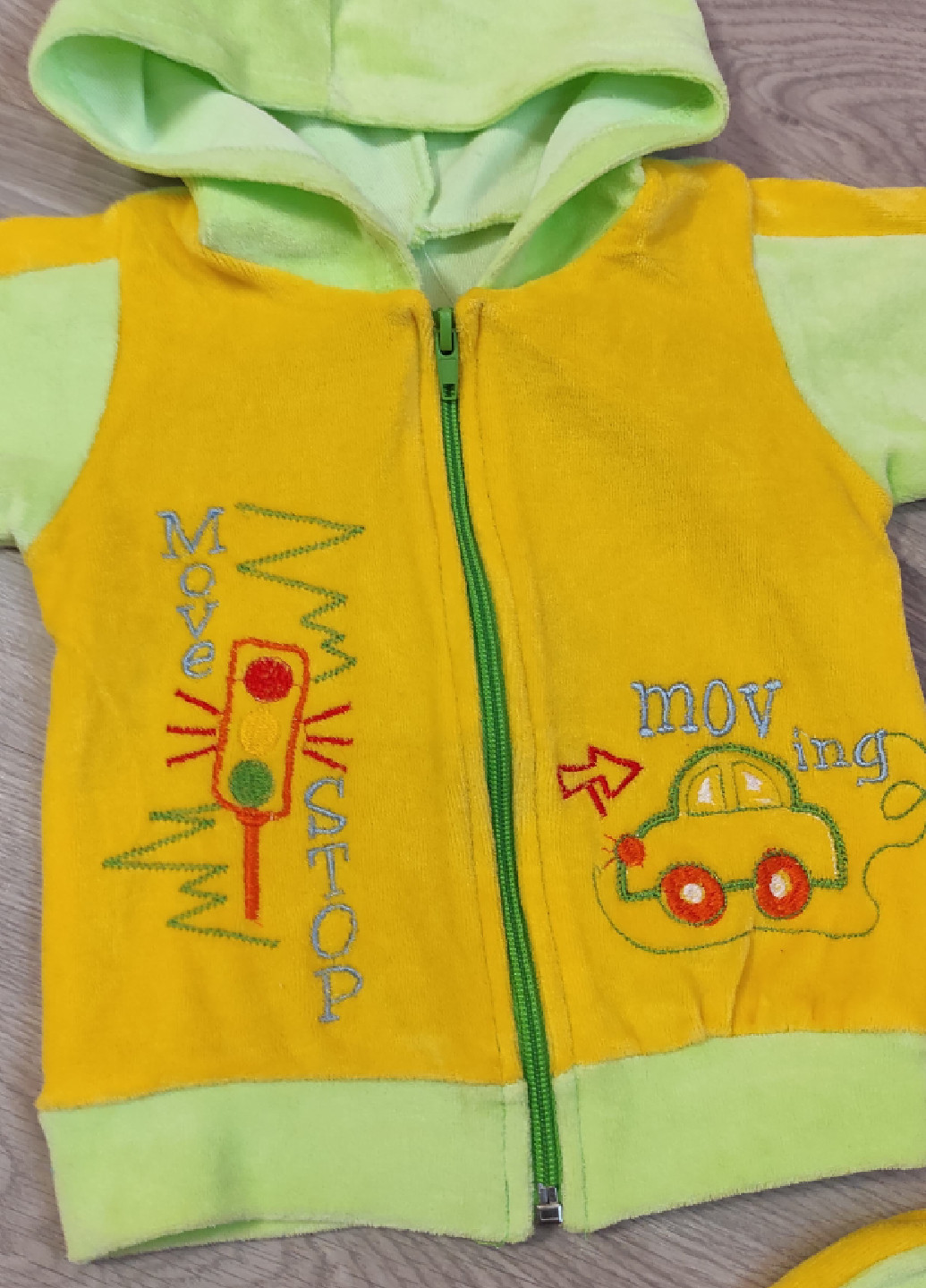 Комбінований демісезонний костюм дитячий «машинка» Катлен 061-40